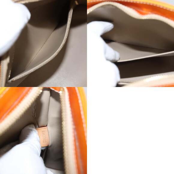 LOUIS VUITTON Monogram Vernis Houston Hand Bag Jaune M91121 - Picture 13 of 13